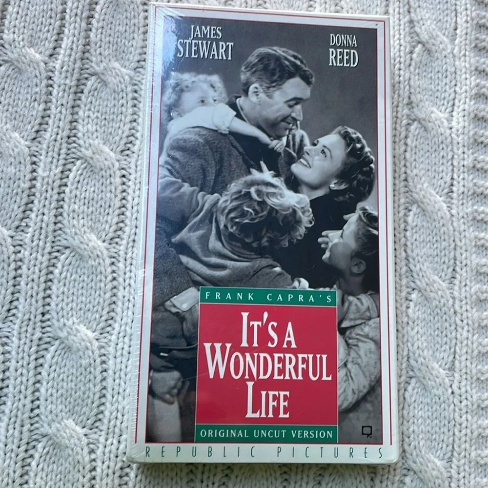 NEW unopened VHS  “It’s A Wonderful Life” Frank Capra Jimmy Stewart Donna Reed